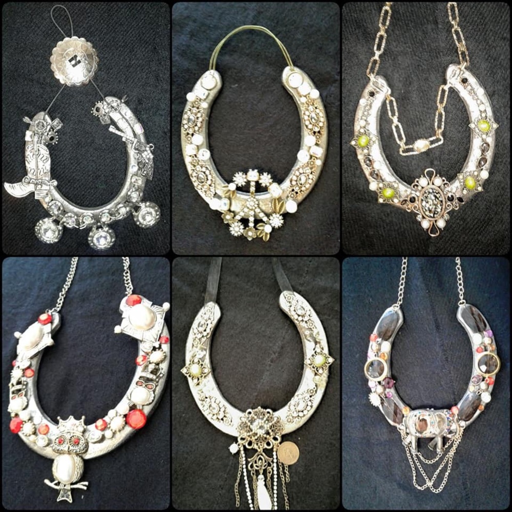 Handmade horseshoe decor